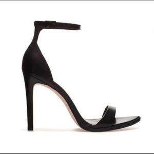 Zara Minimal Ankle Strap Heel